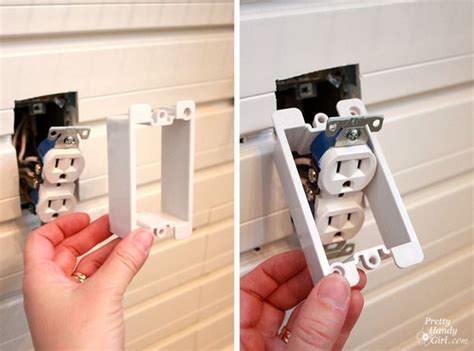 electrical box extender with outlet|plug extender for recessed outlet.